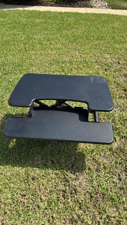 Black Sit-Stand Desk Converter Riser