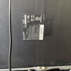 Sharp aquas 60in tv still works don’t have remote
