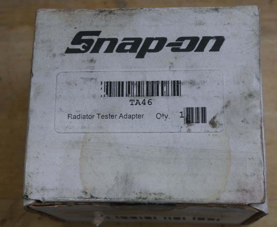 SNAP ON TA46 RADIATOR TESTER ADAPTER NEW IN BOX