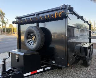 New 8x4x12 Hydraulic Dump Trailer with Accessories 🔥