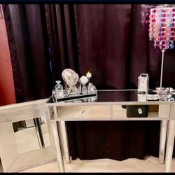 Mirror Vanity Desk Bundle 