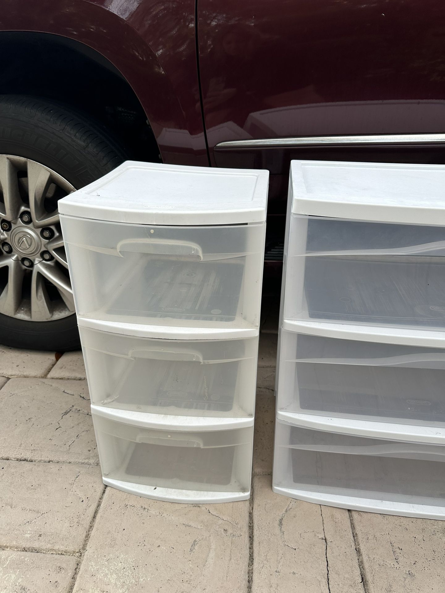 Plastic Drawers Storage Organizers 
