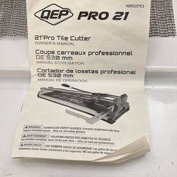 QEP 21 in. Pro Tile Cutter