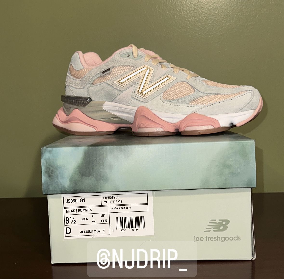 New Balance 9060 Joe Freshgoods Inside Voices Size 8.5