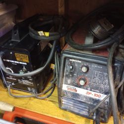 Lincoln Electric Mig/Gas Welder And Chicago Electric Mig Welder