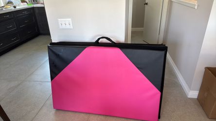 Pink and Black Gymnastics Mat 8’x4’