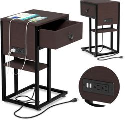 End Table with Power Outlet & USB