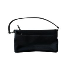 NWOT Coach Mercer Demi Clutch Gunmetal Dark Gray Twill Nylon with Black Leather Trim