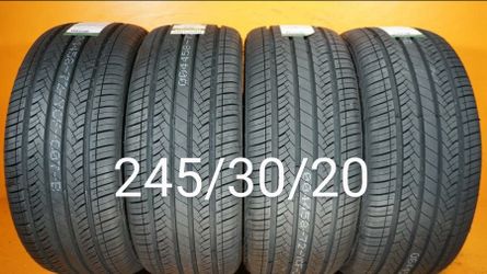245/30/20 For Sale 4 New Tires We Service Motorcycle Tires