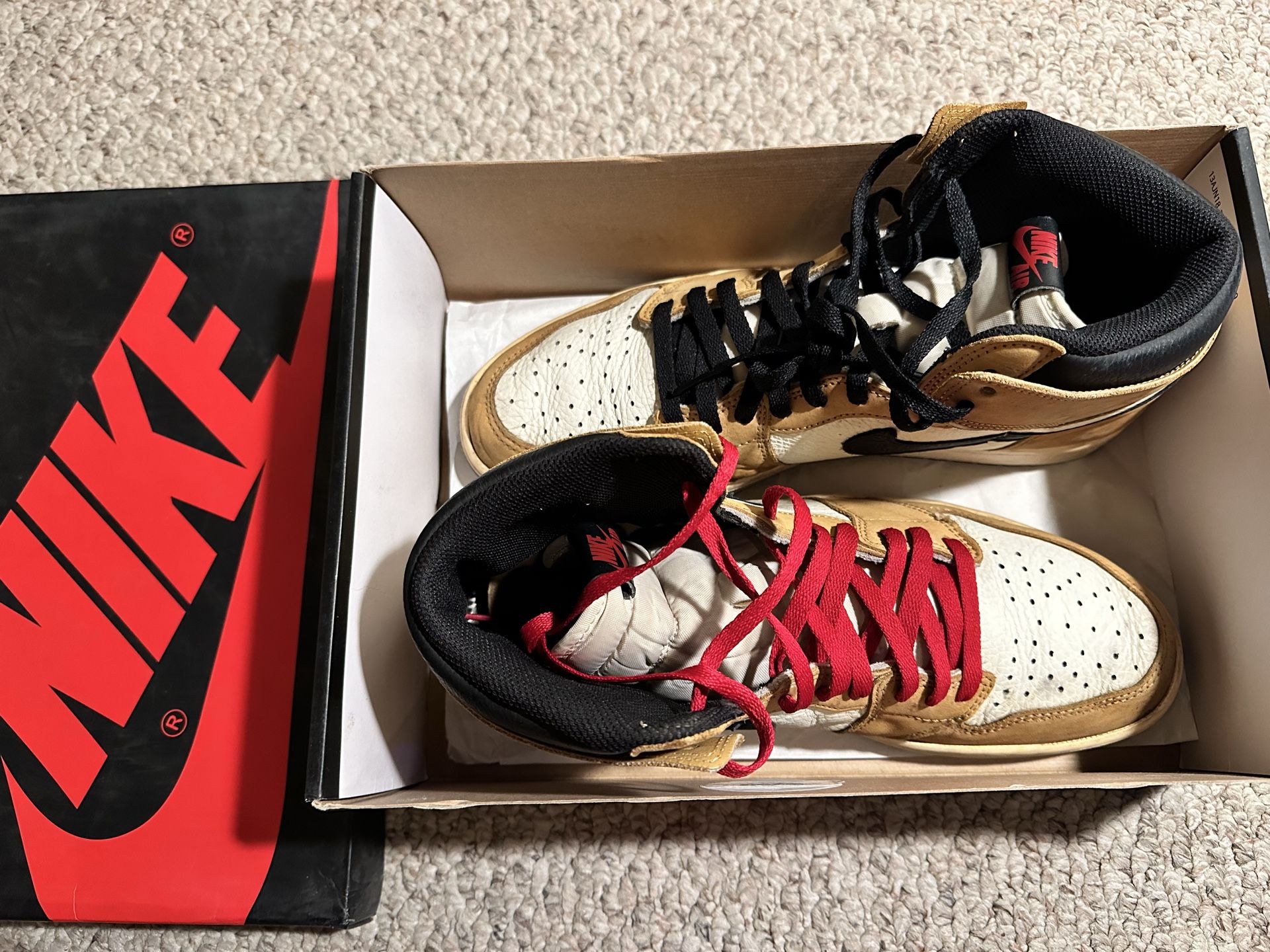 Nike Jordan 1 Retro High Rookie of the Year Sneaker Size 12