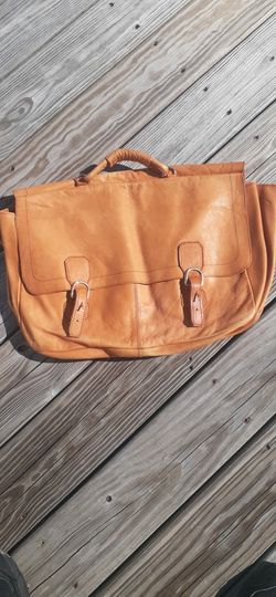 Handheld Soft Leather Briefcase 