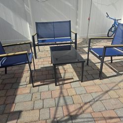 Juego De Muebles De Acero Inoxidable Para Patio