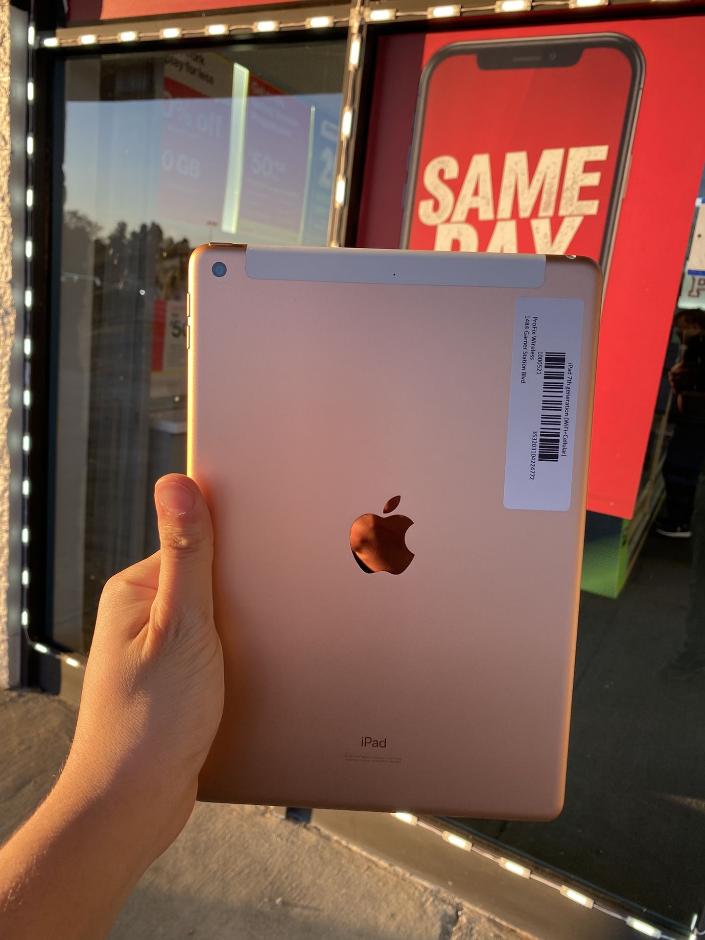 iPad 7th G. (WiFi+Cellular) - $85 to Start (Financing)
