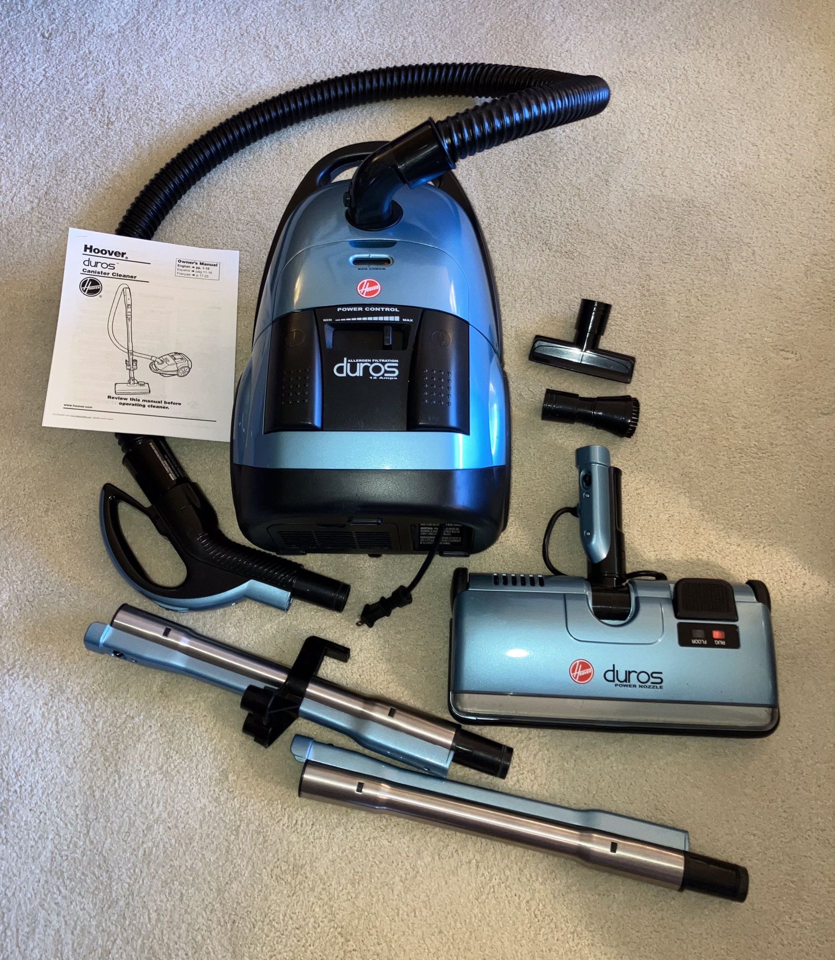 Vacuum Cleaner, Power Nozzle Canister