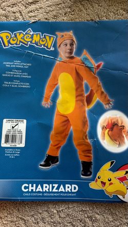 Charizard Pokemon Costume- Size Large