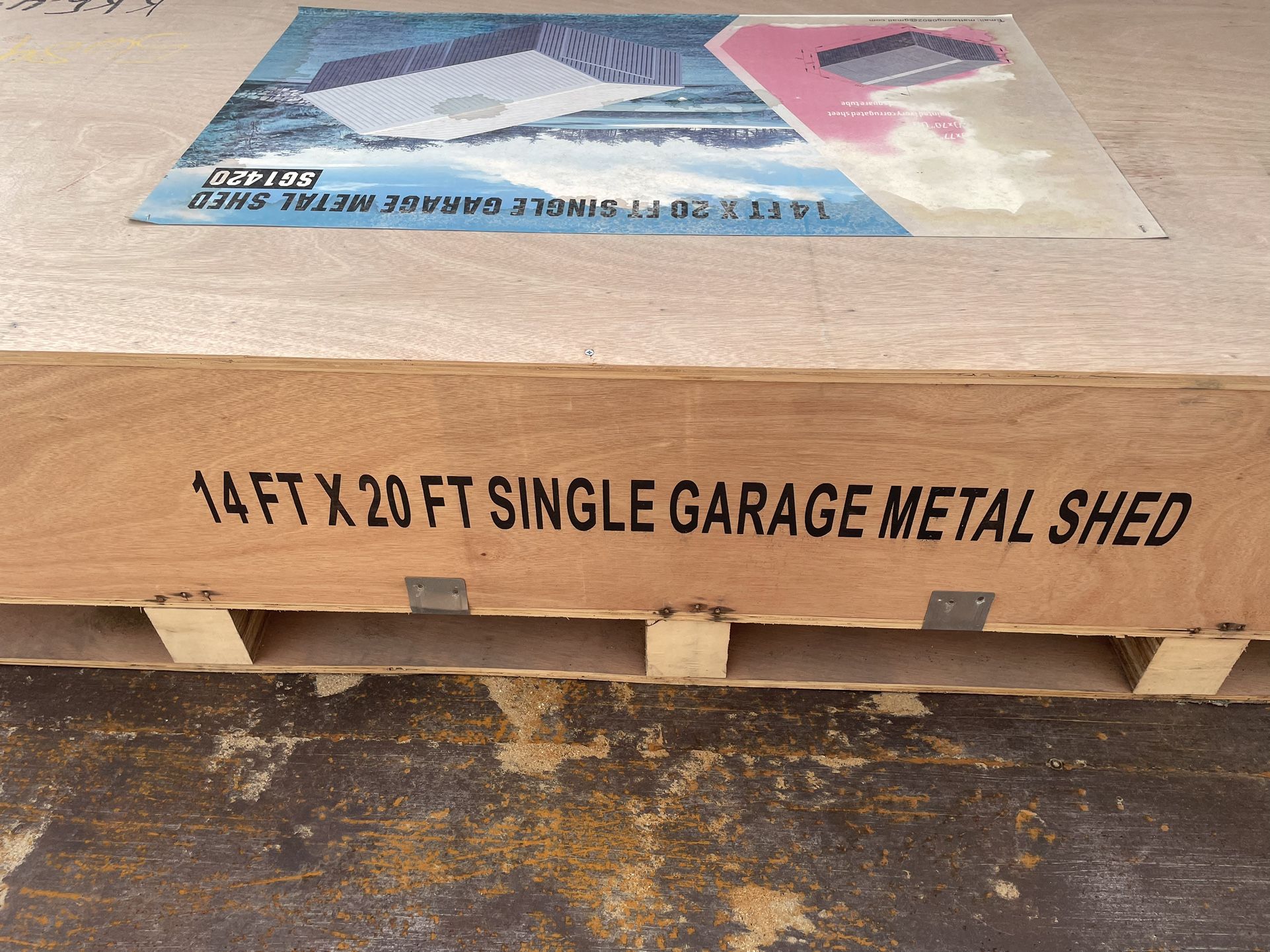 Metal Shed 14x20 Garage