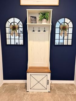 Hall Tree Shoe Storage