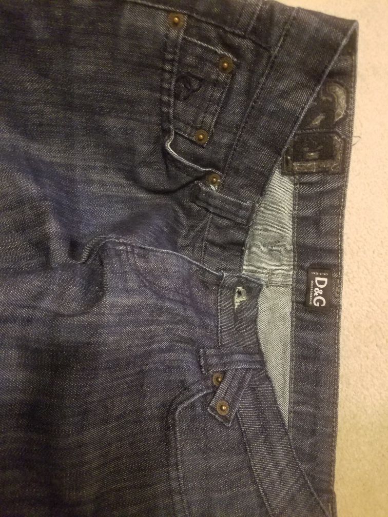 D&G dolce gabbana 28 women's jeans straight