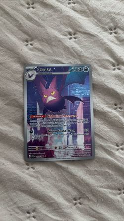 Pokémon Crobat Illustration Rare from Chaos Rising