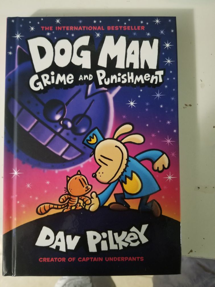 dog man book hard cover