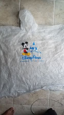 Disneyland water ride ponchos