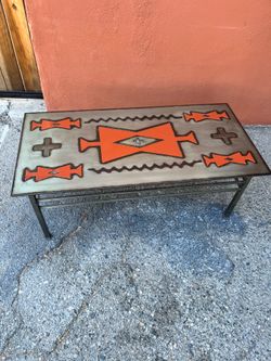 100% thick, steel custom-made coffee table