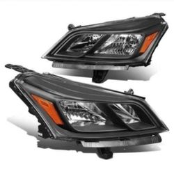 13-17 Chevrolet Traverse Headlights Luces Micas Calaveras Faros Faroles Focos Chevy Headlamps