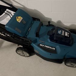 For Parts: Makita 36V Self-Propelled Lawn Mower (Model XML11)