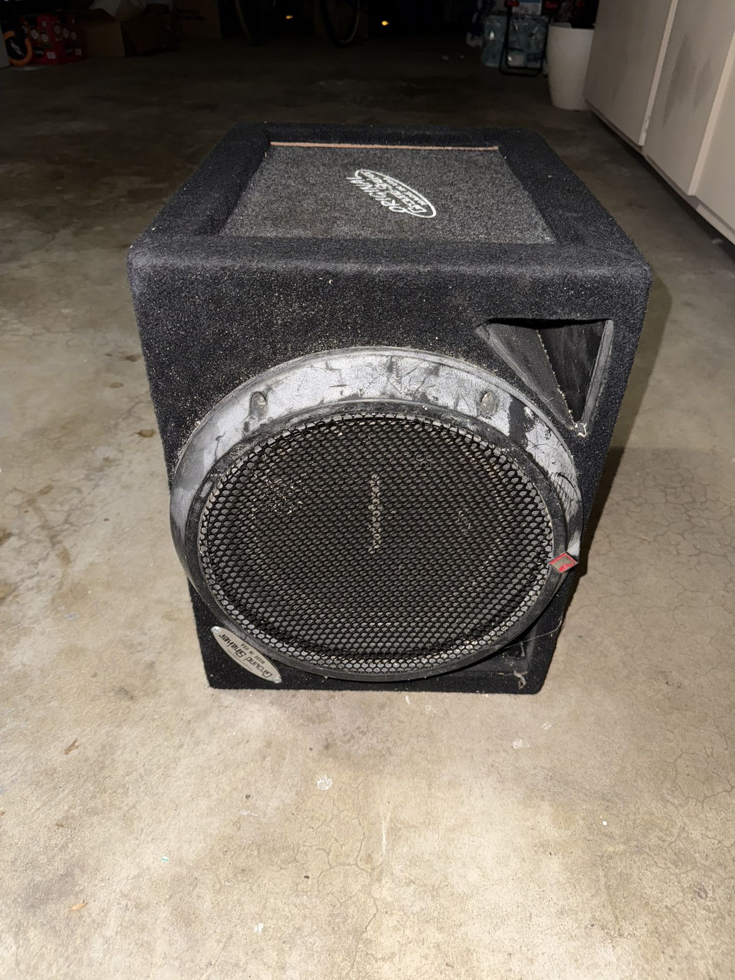 Original Ground Shaker Enclosure & 15” subwoofer