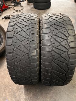 2 USED 27560R20  NITTO All TERRAIN tires for $120 installed and balanced  275 60 20 275 60 R 20 27560R20 275/60/20 275/60/R20  Texas Extreme Tire Co. 