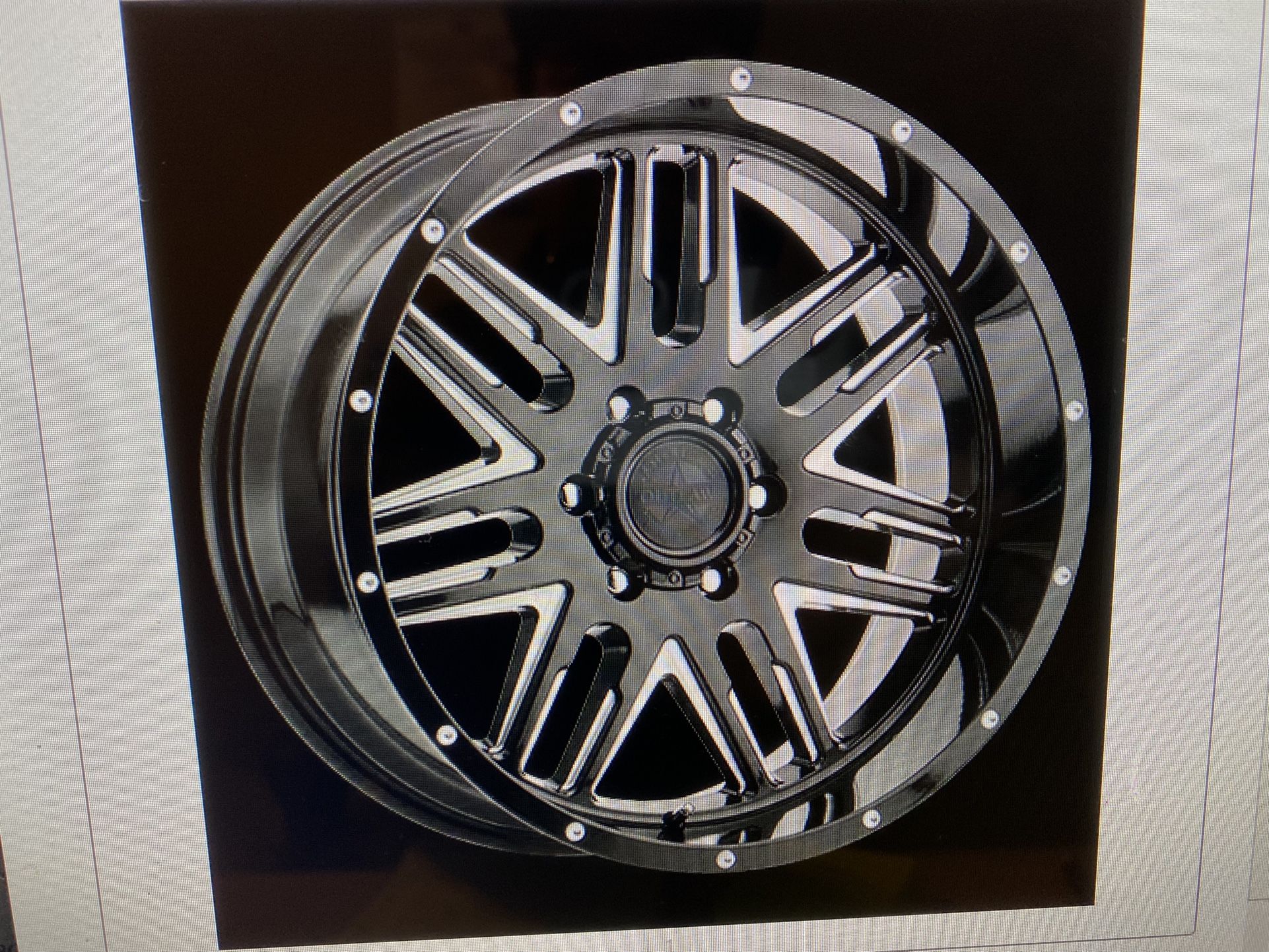 17x8.5 4 New Wheels 6x139.7 Chevy Tahoe