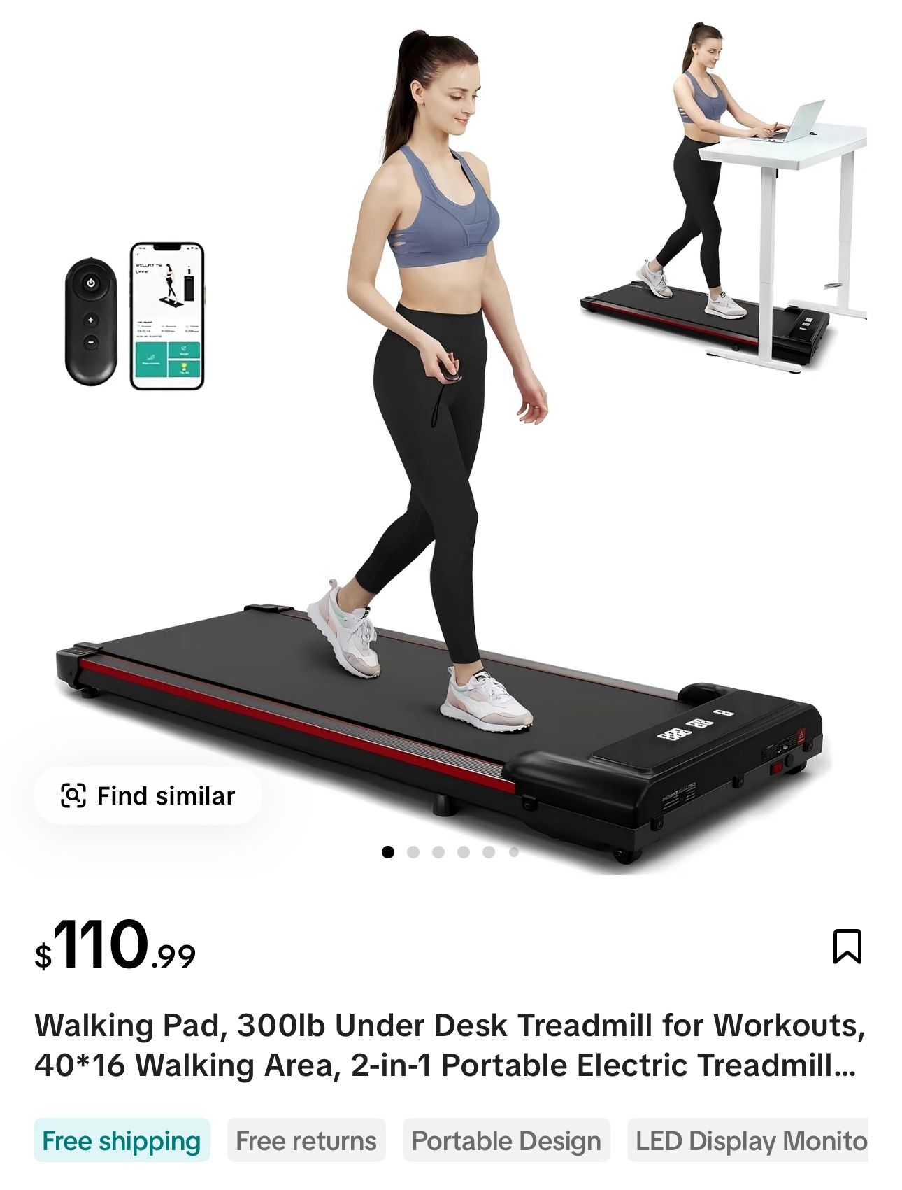 Walking Pad Under Desks Treadmill