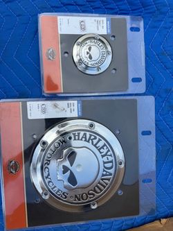 Harley-Davidson Skull Timer Cover & Derby Cover Set