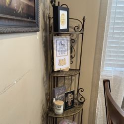 Metal Corner Shelves