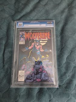 Wolverine Comic book number one graded 9.8