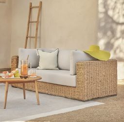 Capra 78.5" Outdoor Sofa - Beach Sand, New In Box