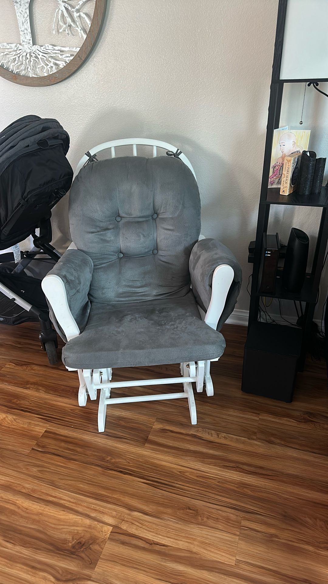 60$ New Rocking Chair With Foot Rest