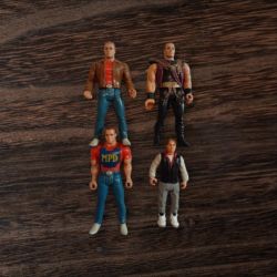 Vintage lot of 4 Last Action Hero Action Figures MATTEL 1993 Collection