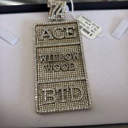 10kt Diamond Pendant 79.1 Grms 