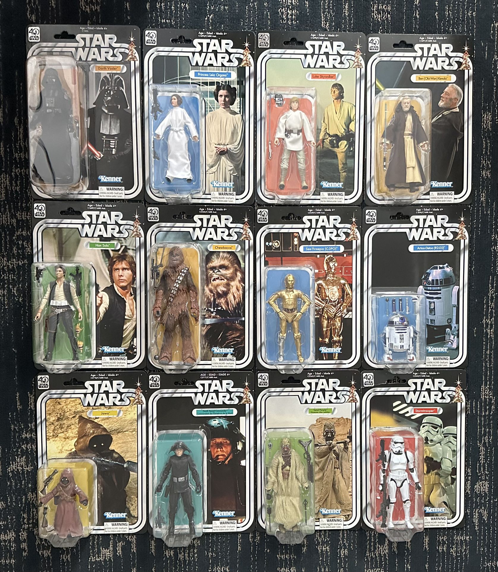 Star Wars 40th Anniversary Black Series Figure Collection