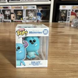 BITTY Sulley Waving Monsters Inc. Funko Pop #385 Disney Pixar Movies Animation