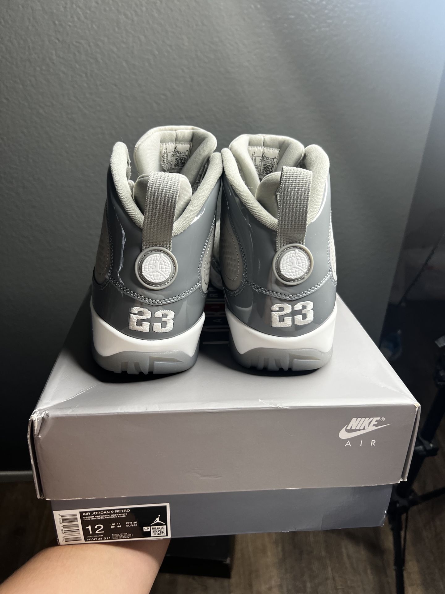 Jordan 9 Retro “Cool Grey”