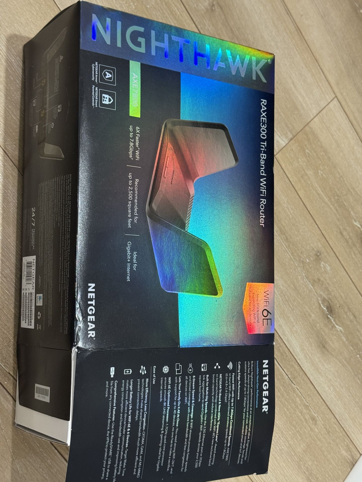 Nighthawk WiFi Router AXE7800 Brand New Open Box