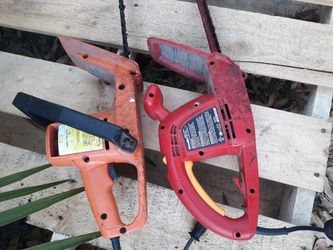 Two Hedge Trimmers, Electric