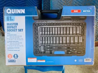 Quinn 61 piece master socket set