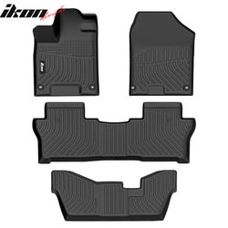 Fits 2016-2022 Honda Pilot 8 Seats All Season 3D Floor Mats Carpet Liners Pad - TPE