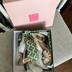 Kate Spade Flamenco Metallic Leather High Heels