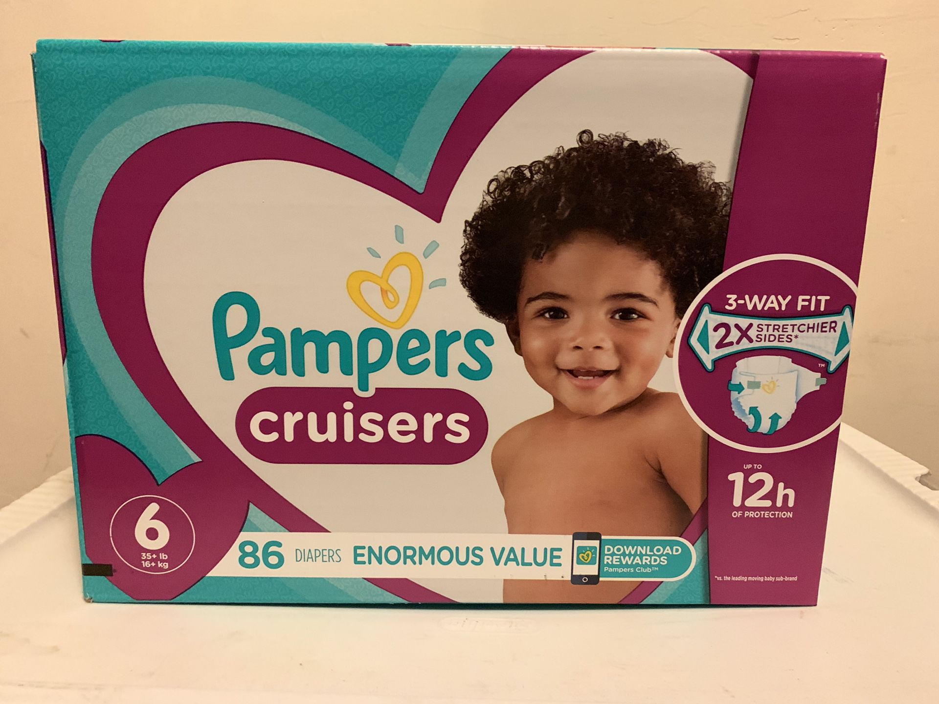 Pampers cruisers size 6