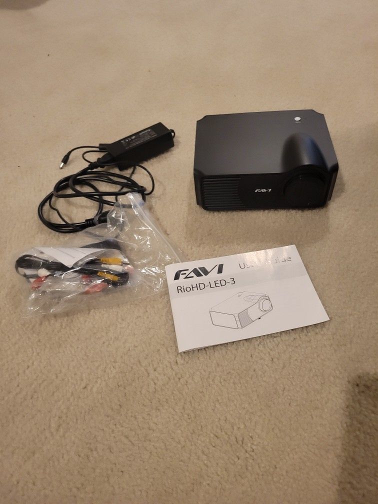 FAVI RioHD-LED-3 LCD Projector - 576p - HDTV - 4-3 - LED - 50 W - 20000 Hour - 8
