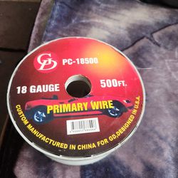Cable 18 GAUGE 500 FT PRIMARY WIRE 